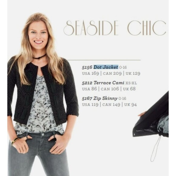 Cabi Black & White Dot Jacket, Size 4, Lined, 3/4 Sleeve - Picture 11 of 12